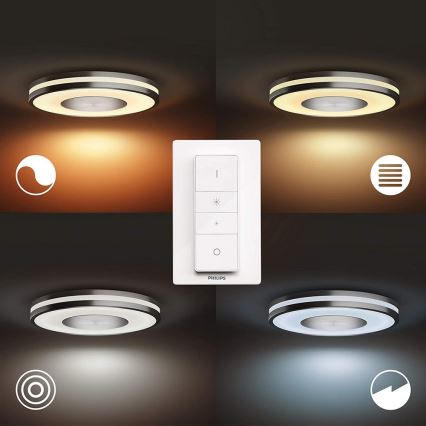 Philips - Luminaria LED regulable Hue BEING LED/27W/230V + control remoto