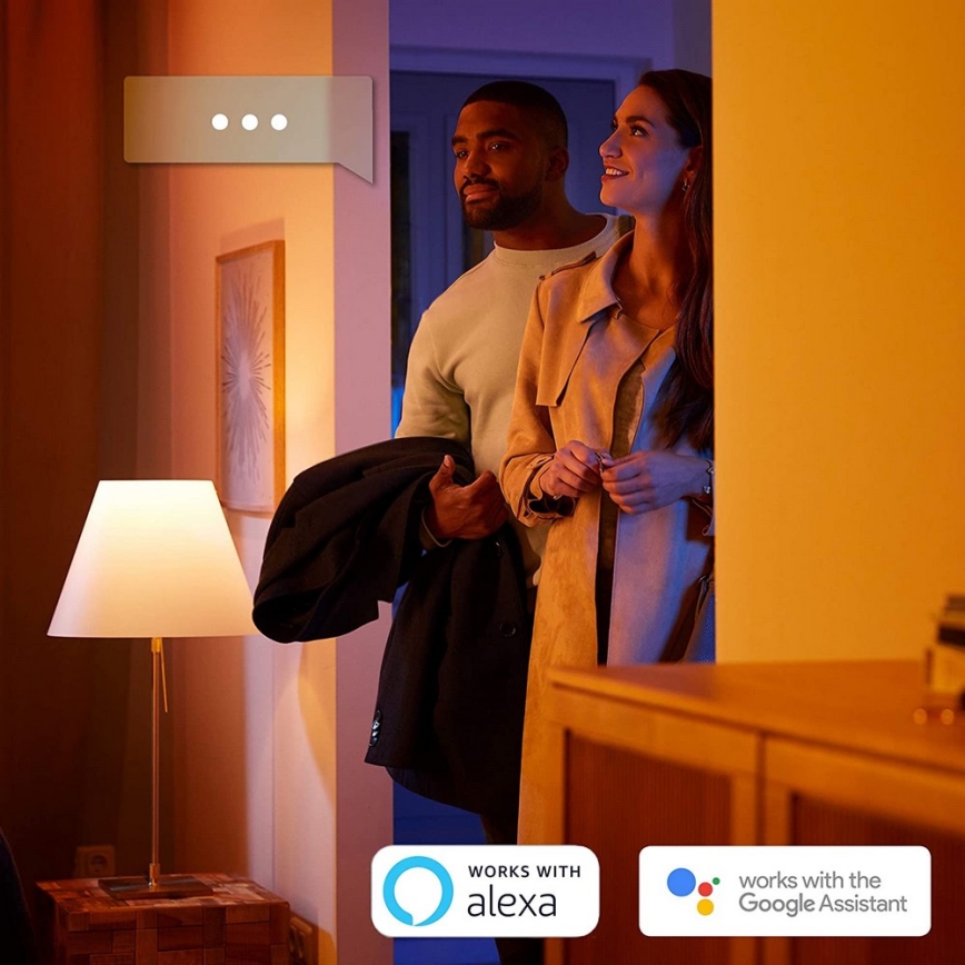 Philips - Luminaria LED regulable Hue BEING LED/27W/230V + control remoto