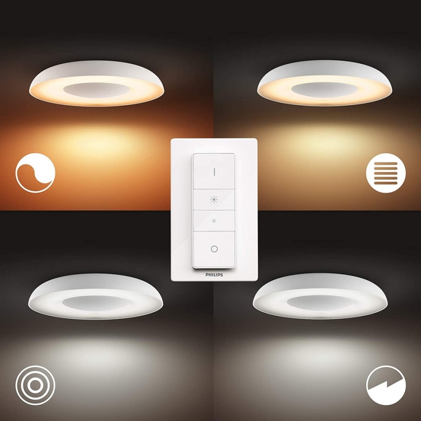 Philips - Lámpara LED regulable Hue STILL LED/27W/230V + mando a distancia