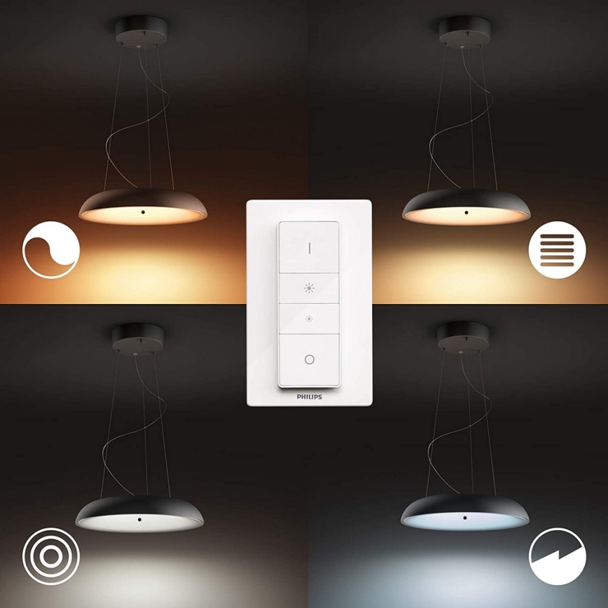 Philips - Lámpara colgante LED regulable en cable Hue AMAZE LED/39W/230V + mando a distancia
