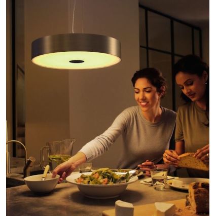 Philips - Lámpara colgante LED regulable en cable Hue FAIR LED/33,5W/230V + mando a distancia