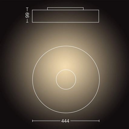 Philips - Lámpara LED regulable Hue FAIR LED/33,5W/230V + mando a distancia