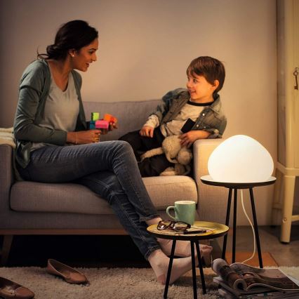 Philips - Lámpara LED regulable Hue WELLNER 1xE27/8,5W/230V + mando a distancia