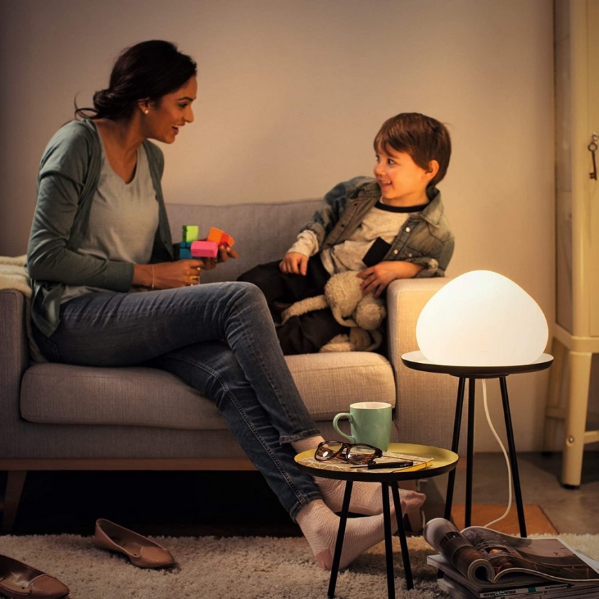 Philips - Lámpara LED regulable Hue WELLNER 1xE27/8,5W/230V + mando a distancia