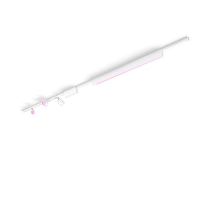 Philips - JUEGO 4x Lámpara LED RGB regulable para el sistema de rieles Hue PERIFO LED RGB/44,6W/230V 2000-6500K
