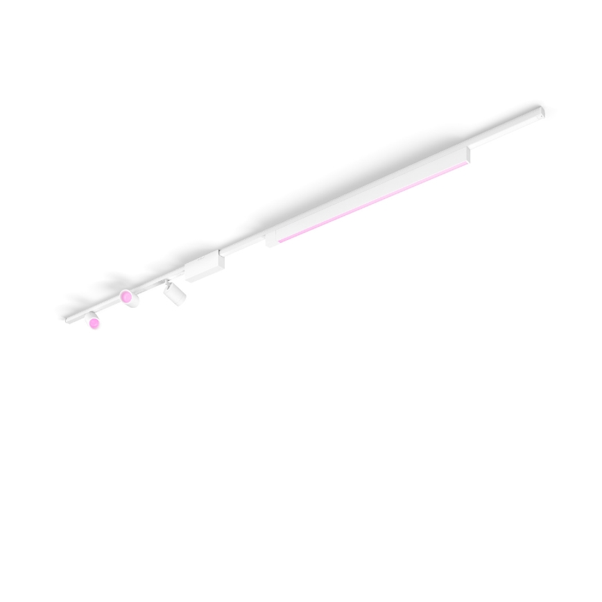 Philips - JUEGO 4x Lámpara LED RGB regulable para el sistema de rieles Hue PERIFO LED RGB/44,6W/230V 2000-6500K