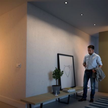 Philips 50123/87/P0 - SET 3x LED luminaria regulable CASEMENT LED/4.5W/230V