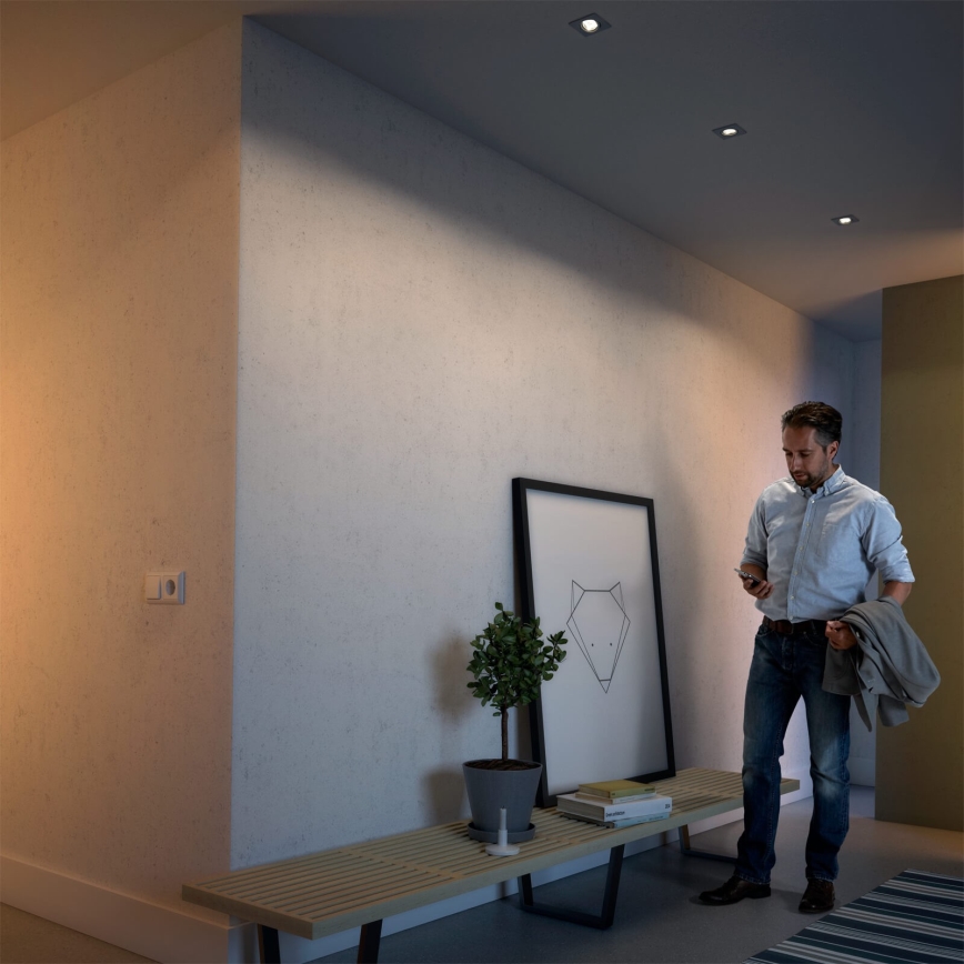 Philips 50123/87/P0 - SET 3x LED luminaria regulable CASEMENT LED/4.5W/230V