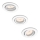 Philips 50393/31/PN - SET 3x Iluminación empotrable de techo DONEGAL 3xGU10/5,5W/230V