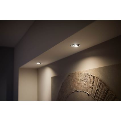 Philips 50451/31/P7 - LED RGB Lámpara empotrable CENTURA 1xGU10/5,7W/230V24V