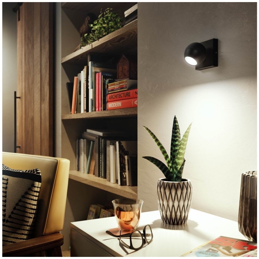 Philips - Foco LED regulable Hue BUCKRAM 1xGU10/5W/230V + mando a distancia