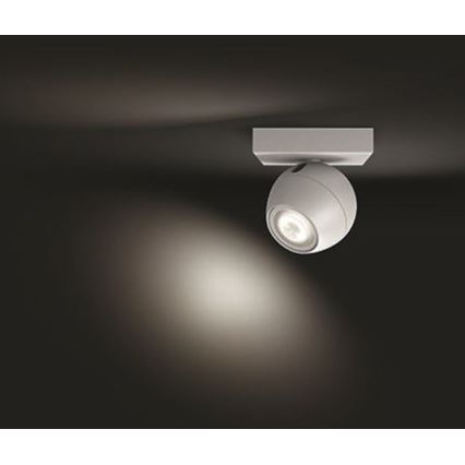 Philips - Foco LED regulable Hue BUCKRAM 1xGU10/5W/230V + mando a distancia