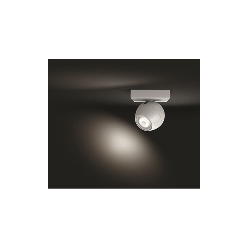 Philips - Foco LED regulable Hue BUCKRAM 1xGU10/5W/230V + mando a distancia