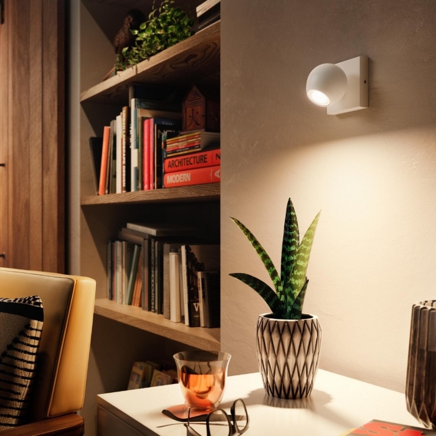 Philips - Foco LED regulable Hue BUCKRAM 1xGU10/5W/230V + mando a distancia