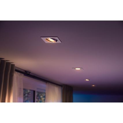 Philips 50551/31/P7 - LED RGB Lámpara empotrable HUE CENTURA 1xGU10/5,7W/230/24V