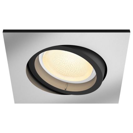 Philips 50551/48/P7 - LED RGB Lámpara empotrable HUE CENTURA 1xGU10/5,7W/230/24V