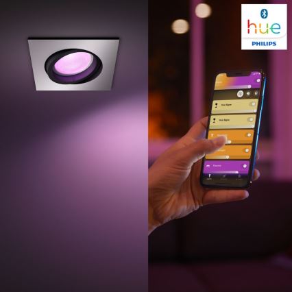 Philips 50551/48/P7 - LED RGB Lámpara empotrable HUE CENTURA 1xGU10/5,7W/230/24V