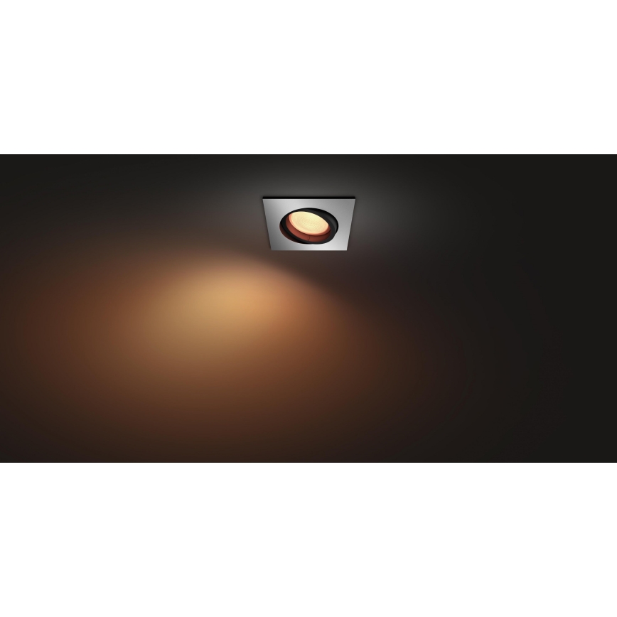 Philips 50551/48/P7 - LED RGB Lámpara empotrable HUE CENTURA 1xGU10/5,7W/230/24V