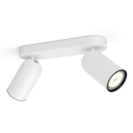 Philips 50582/31/PN - Foco MYLIVING PONGEE 2xGU10/10W/230V