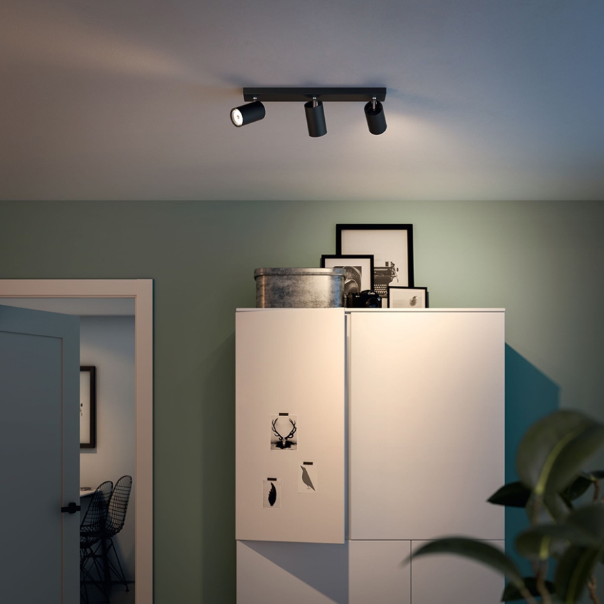 Philips 50593/30/PN - Foco MYLIVING KOSIPO 3xGU10/10W/230V