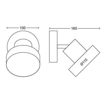 Philips 50601/30/P0 - LED Foco BUKKO LED/4,5W/230V