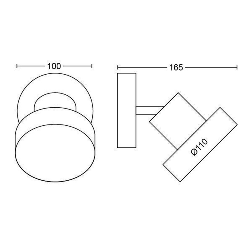 Philips 50601/30/P0 - LED Foco BUKKO LED/4,5W/230V