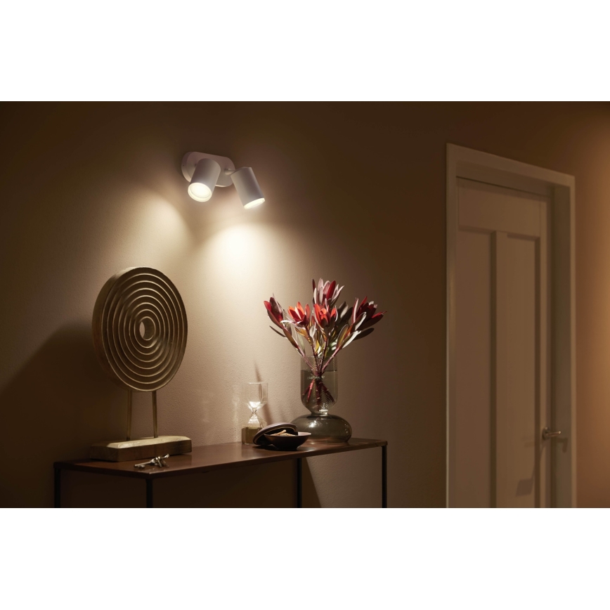 Philips 50632/31/P7 - LED Foco HUE FUGATO 2xGU10/5,7W/230V