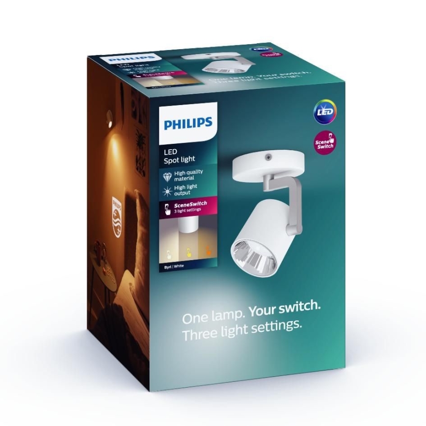 Philips - Foco LED regulable 1xLED/4.5W/230V