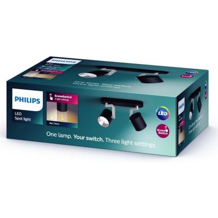 Philips - Foco LED regulable 2xLED/4.5W/230V