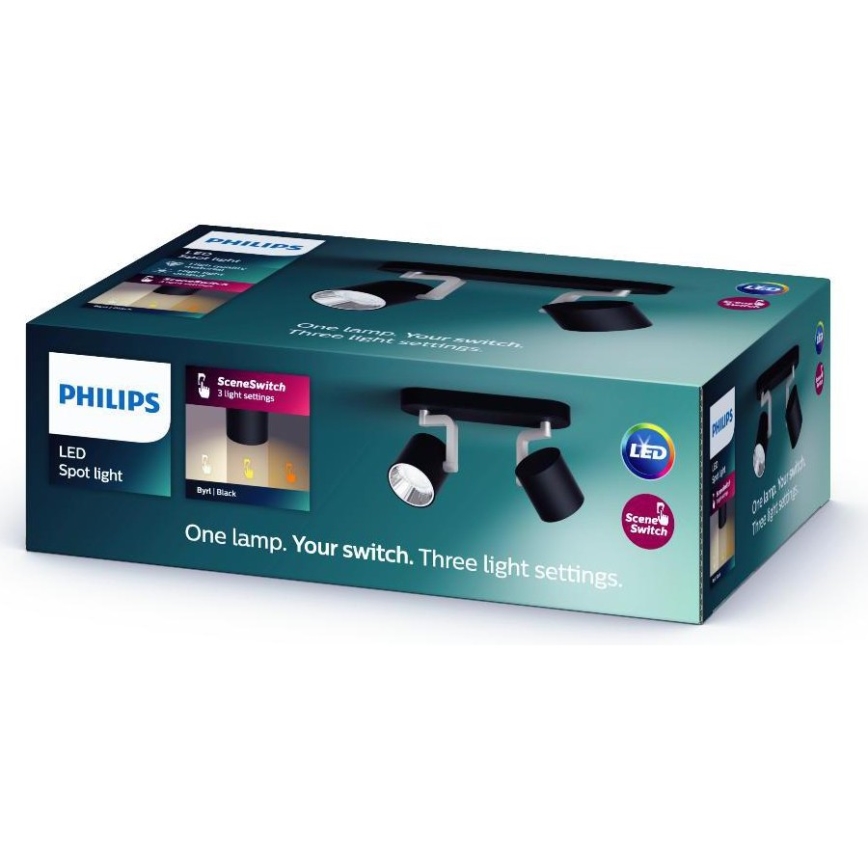 Philips - Foco LED regulable 2xLED/4.5W/230V