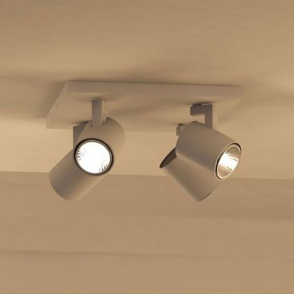 Philips - Lámpara de techo con 4 focos GU10/20W/230V