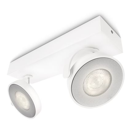 Philips 53172/31/P0 - Foco regulable MYLIVING CLOCKWORK 2xLED/4,5W
