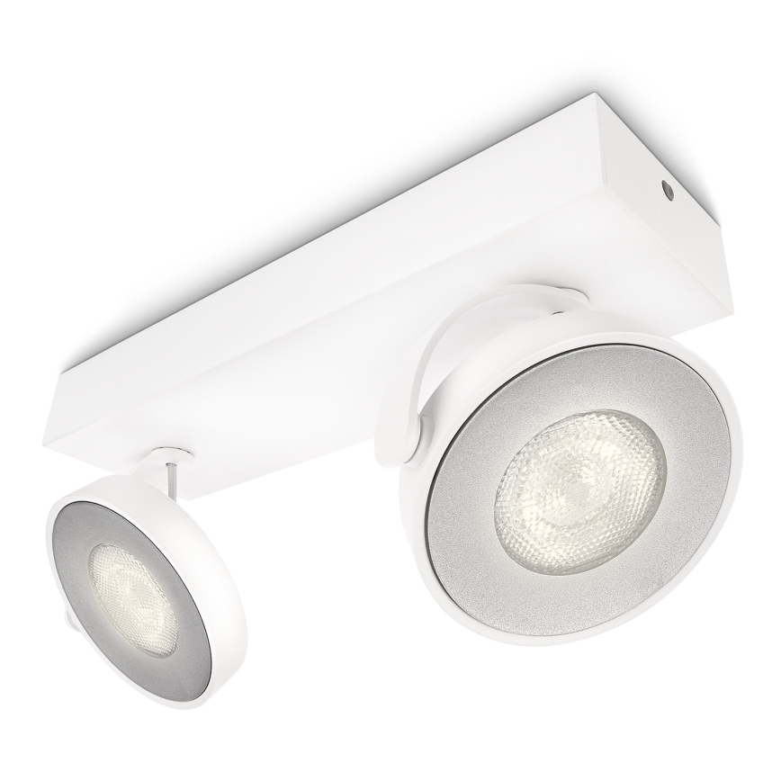 Philips 53172/31/P0 - Foco regulable MYLIVING CLOCKWORK 2xLED/4,5W