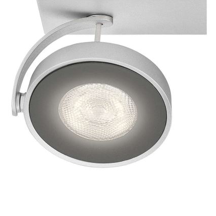 Philips 53172/48/16 - Foco LED MYLIVING CLOCKWORK 2xLED/4W/230V