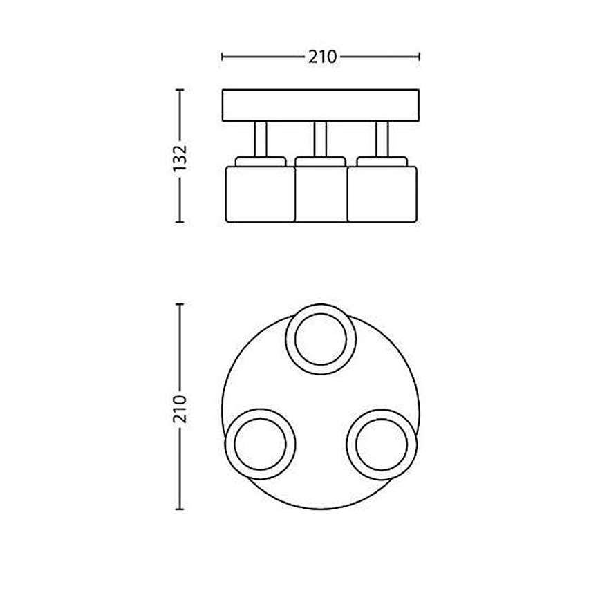 Philips - Foco LED 3xLED/4W/230V