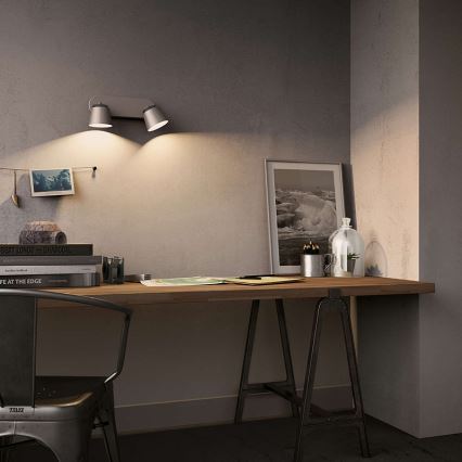 Philips 53342/31/16 - Foco LED DENDER 2xLED/4W/230V