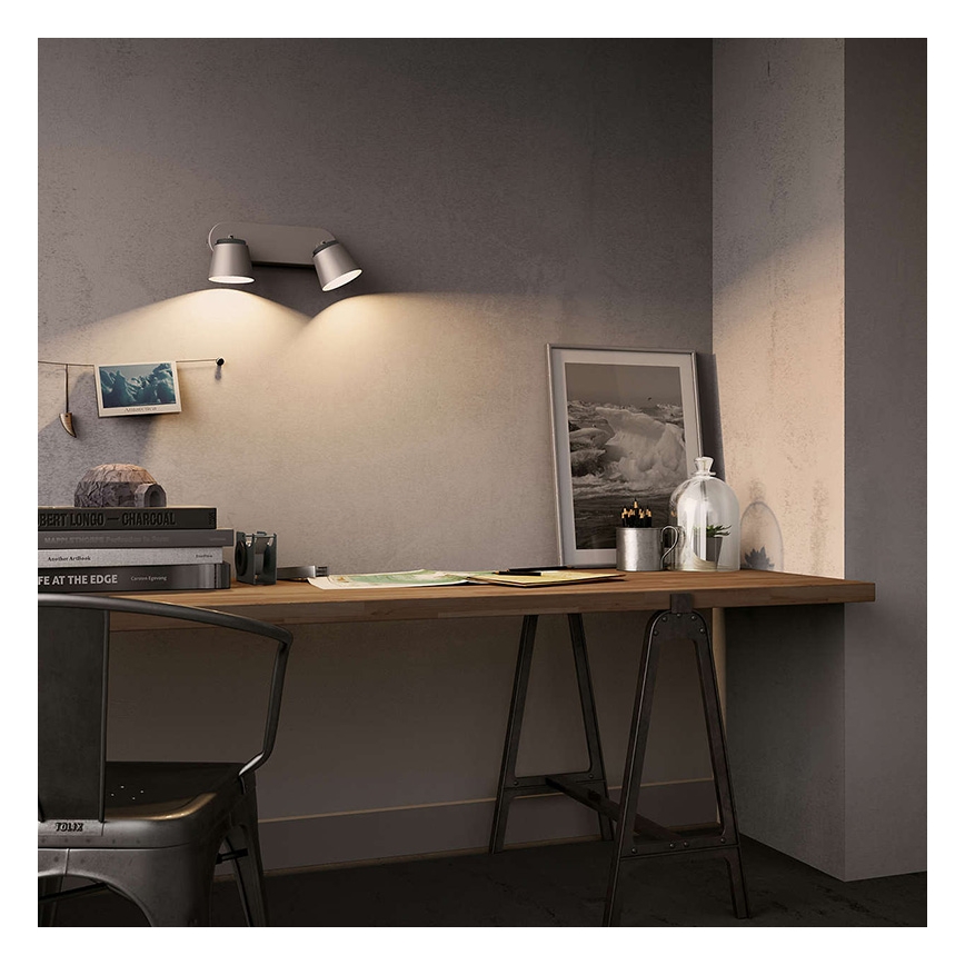 Philips 53342/31/16 - Foco LED DENDER 2xLED/4W/230V