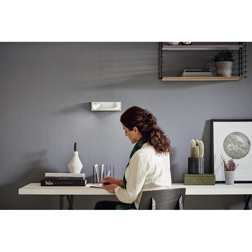 Philips 56242/31/P0 - LED Foco regulable STAR 2xLED/4,5W/230V