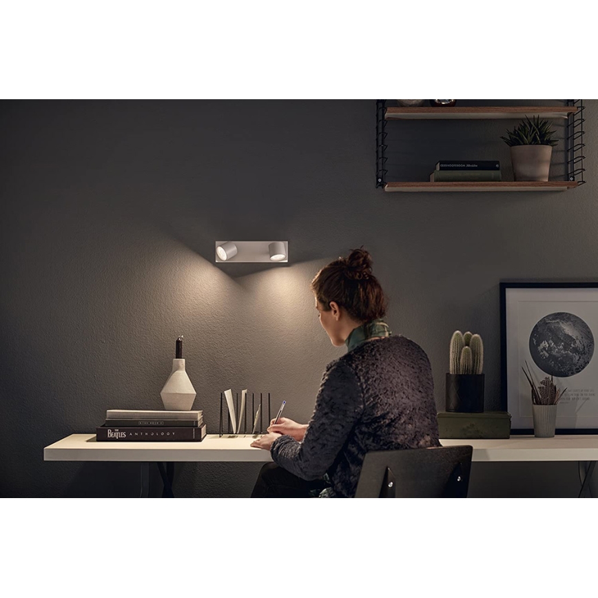 Philips 56242/31/P0 - LED Foco regulable STAR 2xLED/4,5W/230V