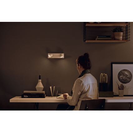 Philips 56242/31/P0 - LED Foco regulable STAR 2xLED/4,5W/230V