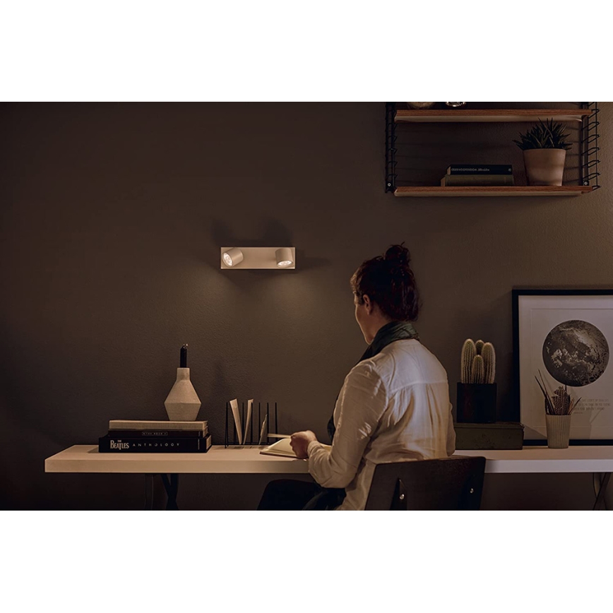 Philips 56242/31/P0 - LED Foco regulable STAR 2xLED/4,5W/230V
