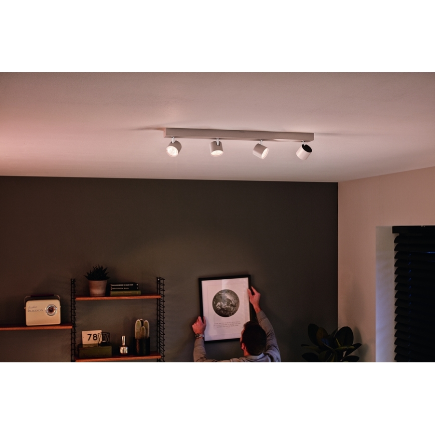 Philips - LED Foco regulable 4xLED/4,5W/230V