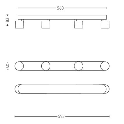 Philips - LED Foco regulable 4xLED/4,5W/230V