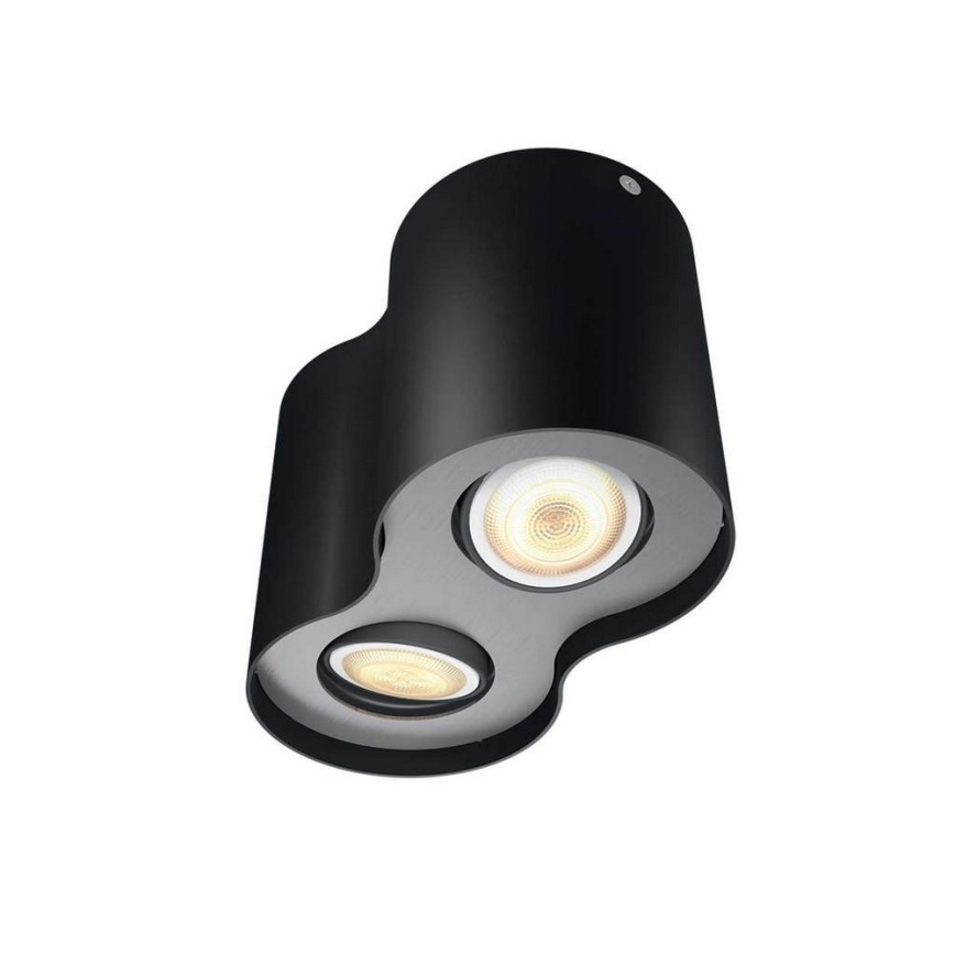 Philips - LED Plafón regulable Hue PILLAR 2xGU10/5W/230V + control remoto