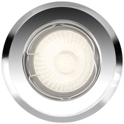 Philips - Lámpara empotrada 1xGU10/50W/230V cromo brillante