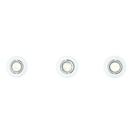 Philips 59243/31/E7 - SET 3x Lámpara empotrada ENIF 1xGU10/50W/230V
