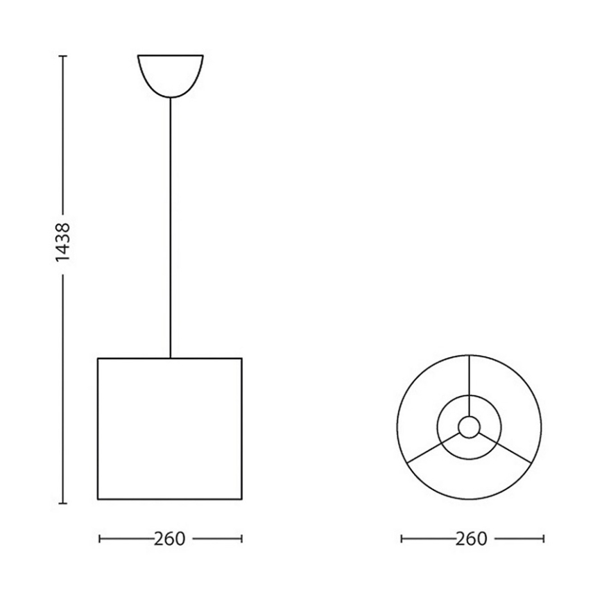 Philips 71751/01/26 - Lámpara colgante infantil FROZEN 1xE27/23W/230V