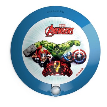 Philips 71765/35/P0 - Lámpara LED infantil con sensor MARVEL AVENGERS 1xLED/0,06W/3V