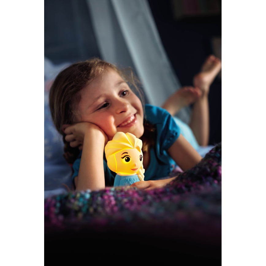 Philips 71768/03/16 - Lámpara infantil DISNEY ELSA LED/2xAAA