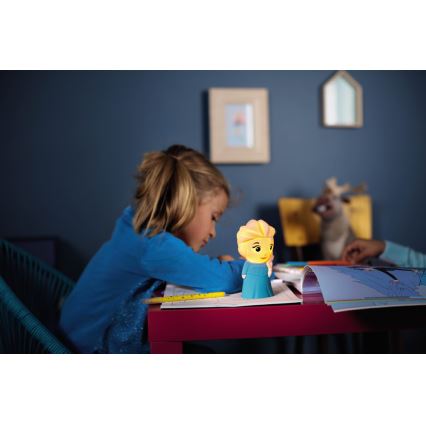 Philips 71768/03/16 - Lámpara infantil DISNEY ELSA LED/2xAAA